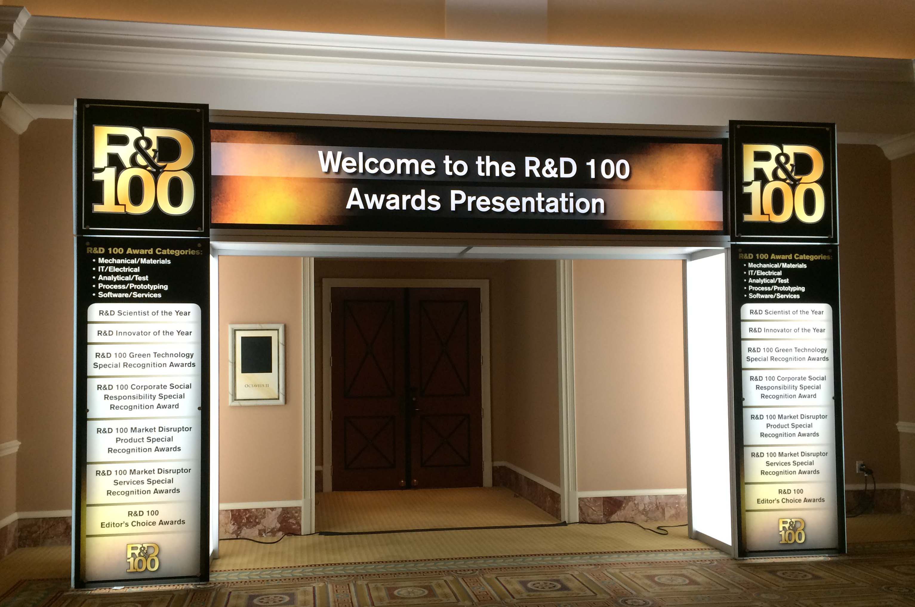 53rd R&D 100 Awards Entrance