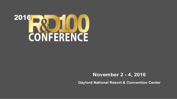 54th R&D 100 Awards & Technology Conference LinkedIn