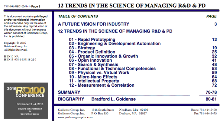 12 Trends In The Science of Managing R&D and Product Development