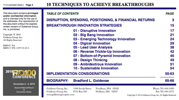 10 Techniques To Achieve Breakthrough Innovation